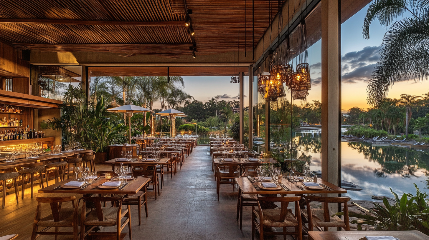 transformação de restaurante