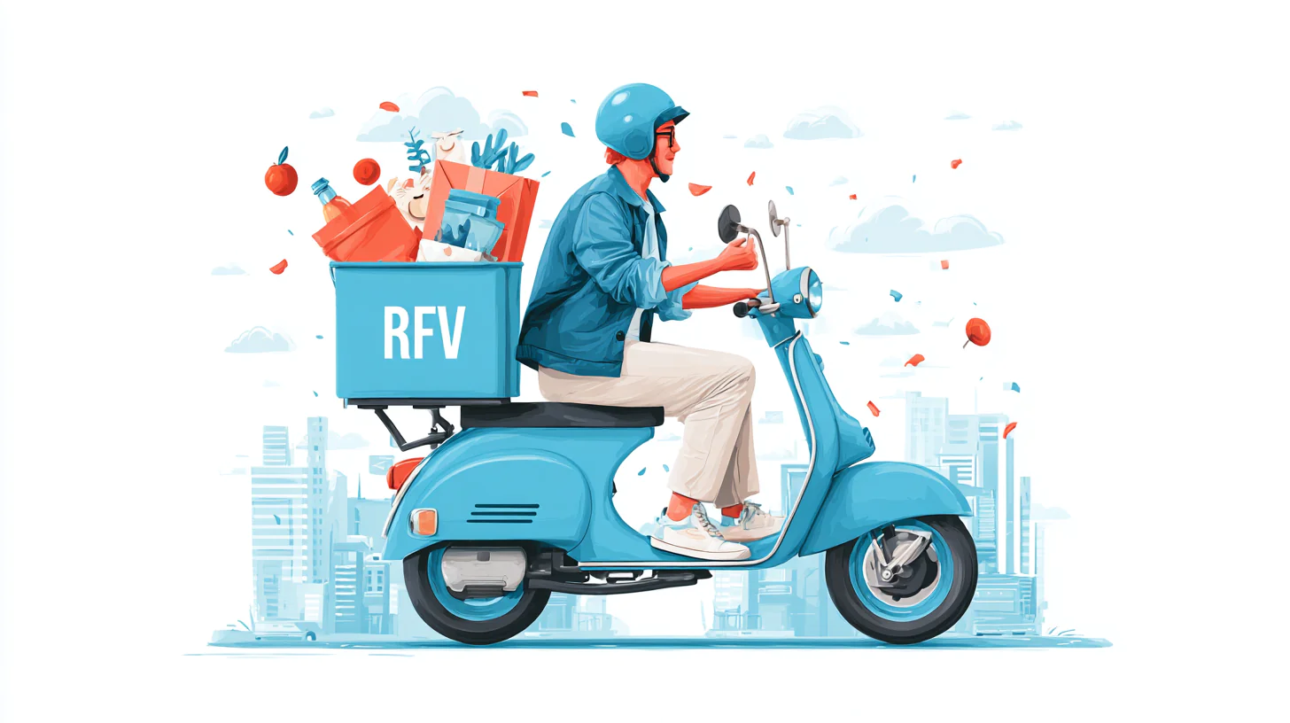 análise RFV para delivery