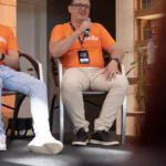 Fernando e Fabiano da Repediu no evento Clube DeliveryAds in the House Experience.