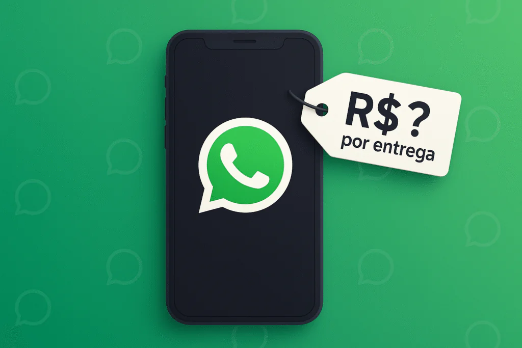Custo por mensagem no WhatsApp Business no Brasil.
