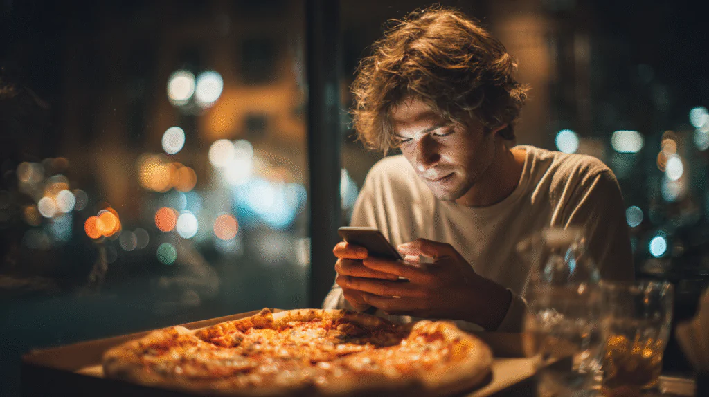 marketing para pizzaria com push notifications